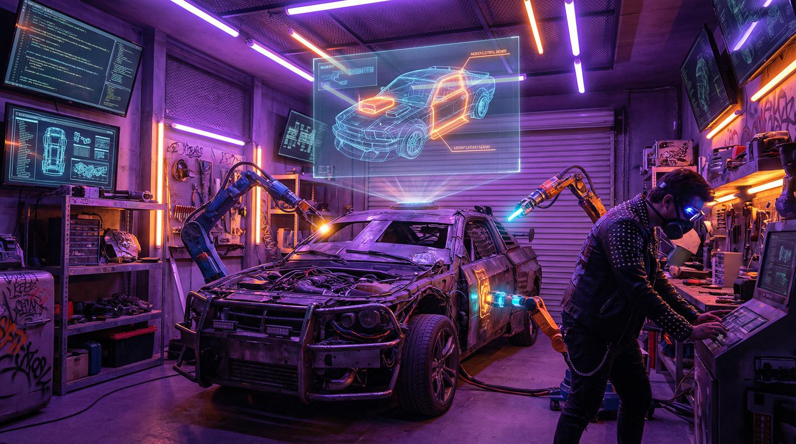 海角社区AI汽车改装视频